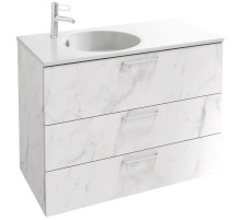 Тумба белый мрамор 100 см Jacob Delafon Odeon Rive Gauche EB2534-R6-NR4