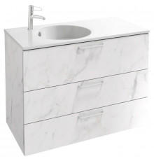 Тумба белый мрамор 100 см Jacob Delafon Odeon Rive Gauche EB2534-R6-NR4