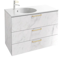 Тумба белый мрамор 100 см Jacob Delafon Odeon Rive Gauche EB2534-R8-NR4