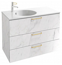 Тумба белый мрамор 100 см Jacob Delafon Odeon Rive Gauche EB2534-R8-NR4