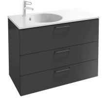 Тумба серый антрацит 100 см Jacob Delafon Odeon Rive Gauche EB2534-R9-N14