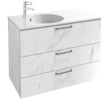 Тумба белый мрамор 100 см Jacob Delafon Odeon Rive Gauche EB2534-R9-NR4
