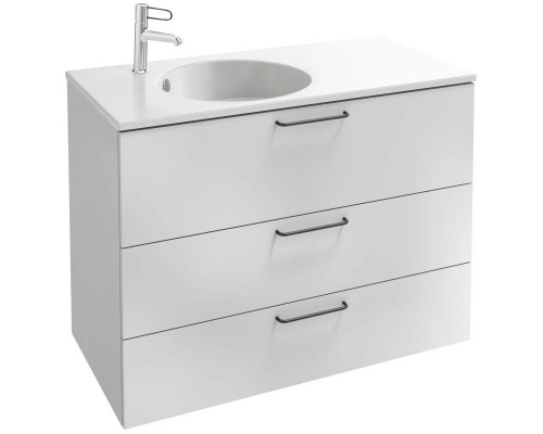 Купить Тумба белый глянец 100 см Jacob Delafon Odeon Rive Gauche EB2534-R9-G1C в магазине сантехники Santeh-Crystal.ru