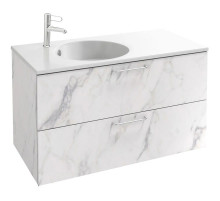 Тумба белый мрамор 100 см Jacob Delafon Odeon Rive Gauche EB2524-R5-NR4