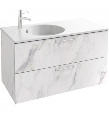 Тумба белый мрамор 100 см Jacob Delafon Odeon Rive Gauche EB2524-R5-NR4