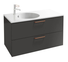 Тумба серый антрацит 100 см Jacob Delafon Odeon Rive Gauche EB2524-R7-N14