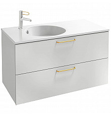 Тумба белый матовый 100 см Jacob Delafon Odeon Rive Gauche EB2524-R8-M49