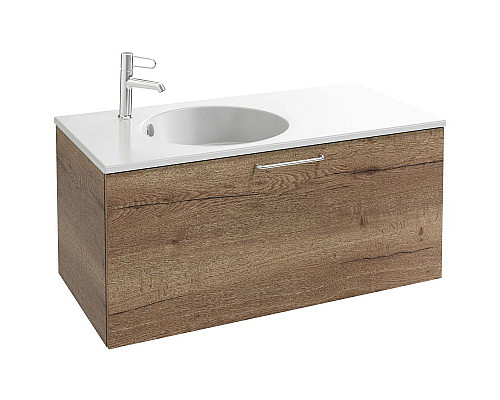 Приобрести Тумба дуб табак 100 см Jacob Delafon Odeon Rive Gauche EB2514-R5-E52 в магазине сантехники Santeh-Crystal.ru