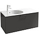 Купить Тумба серый антрацит 100 см Jacob Delafon Odeon Rive Gauche EB2514-R9-N14 в магазине сантехники Santeh-Crystal.ru