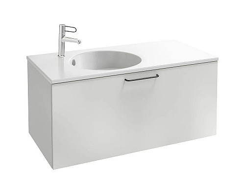 Приобрести Тумба белый 100 см Jacob Delafon Odeon Rive Gauche EB2514-R9-N18 в магазине сантехники Santeh-Crystal.ru