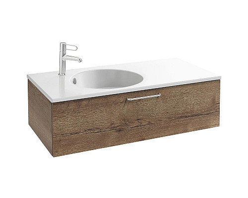 Купить Тумба дуб табак 100 см Jacob Delafon Odeon Rive Gauche EB2516-R5-E52 в магазине сантехники Santeh-Crystal.ru