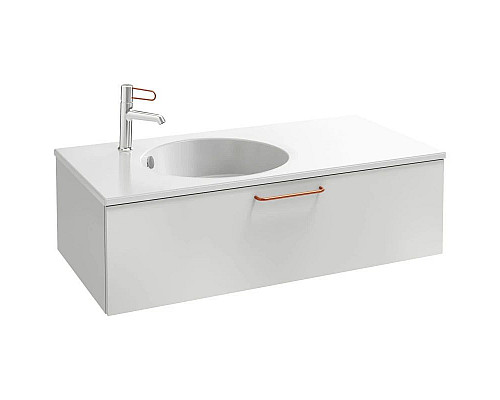Заказать Тумба белый матовый 100 см Jacob Delafon Odeon Rive Gauche EB2516-R7-M49 в магазине сантехники Santeh-Crystal.ru