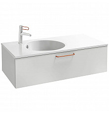 Тумба белый глянец 100 см Jacob Delafon Odeon Rive Gauche EB2516-R7-G1C