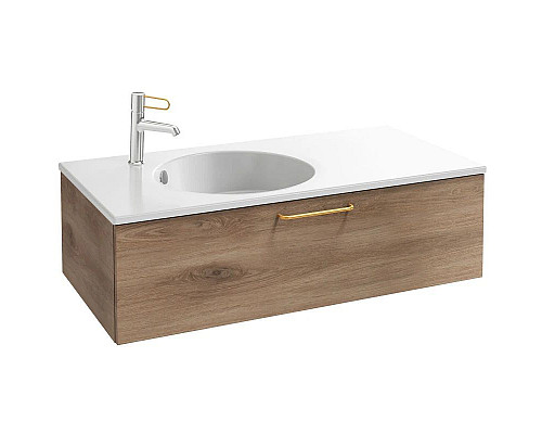 Приобрести Тумба квебекский дуб 100 см Jacob Delafon Odeon Rive Gauche EB2516-R8-E10 в магазине сантехники Santeh-Crystal.ru