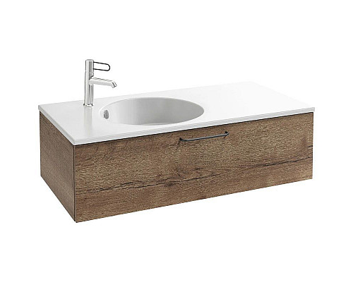 Купить Тумба дуб табак 100 см Jacob Delafon Odeon Rive Gauche EB2516-R9-E52 в магазине сантехники Santeh-Crystal.ru