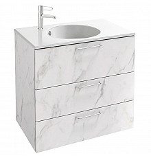 Тумба белый мрамор 80 см Jacob Delafon Odeon Rive Gauche EB2532-R5-NR4