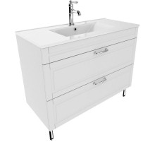 Тумба с раковиной белый матовый 100,3 см IDDIS Oxford OXF10W1i95K