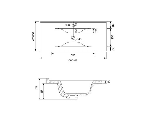 Santeh-Crystal.ru: Тумба с раковиной белый матовый 100,3 см IDDIS Oxford OXF10W1i95K Купить Тумба с раковиной белый матовый 100,3 см IDDIS Oxford OXF10W1i95K в магазине сантехники Santeh-Crystal.ru