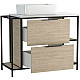 Купить Тумба дуб/черный 100,2 см Cersanit Bosquet A63013 в магазине сантехники Santeh-Crystal.ru