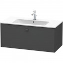 Тумба графит матовый 102 см Duravit Brioso BR400304949
