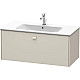 Купить Тумба тауп матовый 102 см Duravit Brioso BR400309191 в магазине сантехники Santeh-Crystal.ru
