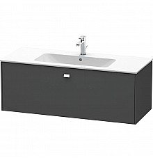 Тумба графит матовый 122 см Duravit Brioso BR400401049