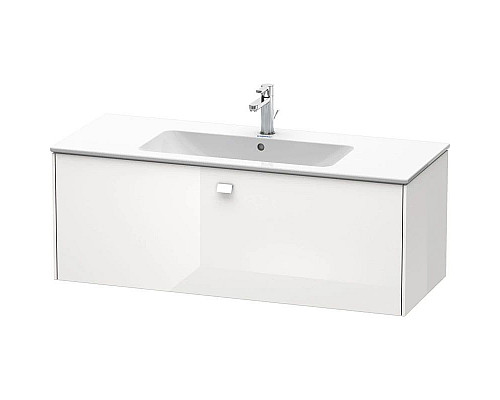 Приобрести Тумба белый глянец 122 см Duravit Brioso BR400402222 в магазине сантехники Santeh-Crystal.ru
