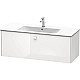 Приобрести Тумба белый глянец 122 см Duravit Brioso BR400402222 в магазине сантехники Santeh-Crystal.ru