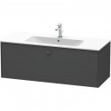 Тумба графит матовый 122 см Duravit Brioso BR400404949