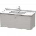 Тумба бетонно-серый матовый 102 см Duravit Brioso BR404300707