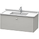 Заказать Тумба бетонно-серый матовый 102 см Duravit Brioso BR404300707 в магазине сантехники Santeh-Crystal.ru