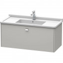 Тумба бетонно-серый матовый 102 см Duravit Brioso BR404301007
