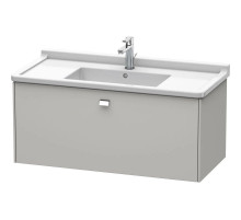 Тумба бетонно-серый матовый 102 см Duravit Brioso BR404301007