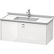 Заказать Тумба белый глянец 102 см Duravit Brioso BR404301022 в магазине сантехники Santeh-Crystal.ru