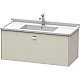 Заказать Тумба тауп матовый 102 см Duravit Brioso BR404301091 в магазине сантехники Santeh-Crystal.ru