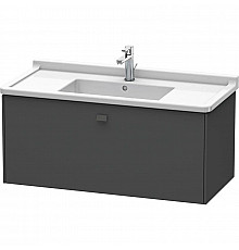 Тумба графит матовый 102 см Duravit Brioso BR404304949