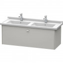 Тумба бетонно-серый матовый 122 см Duravit Brioso BR404400707