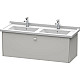 Купить Тумба бетонно-серый матовый 122 см Duravit Brioso BR404400707 в магазине сантехники Santeh-Crystal.ru