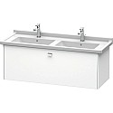 Тумба белый матовый 122 см Duravit Brioso BR404401018