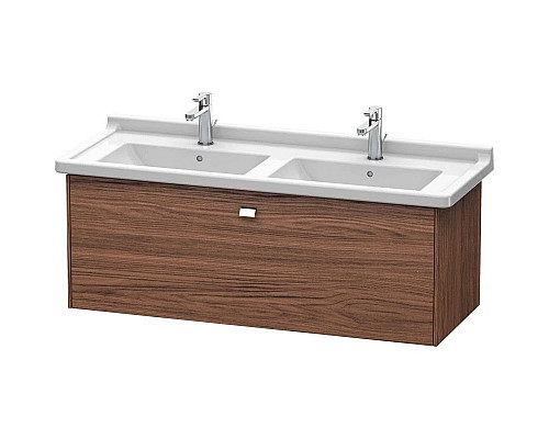 Приобрести Тумба темный орех 122 см Duravit Brioso BR404401021 в магазине сантехники Santeh-Crystal.ru