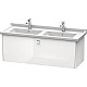 Приобрести Тумба белый глянец 122 см Duravit Brioso BR404401022 в магазине сантехники Santeh-Crystal.ru
