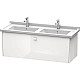 Заказать Тумба белый глянец 122 см Duravit Brioso BR404402222 в магазине сантехники Santeh-Crystal.ru