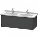 Тумба графит матовый 122 см Duravit Brioso BR404404949