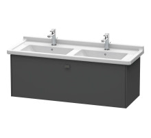 Тумба графит матовый 122 см Duravit Brioso BR404404949