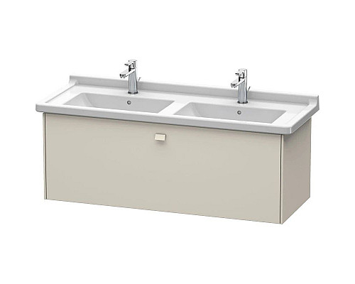 Заказать Тумба тауп матовый 122 см Duravit Brioso BR404409191 в магазине сантехники Santeh-Crystal.ru