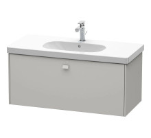 Тумба бетонно-серый матовый 102 см Duravit Brioso BR404700707