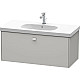 Купить Тумба бетонно-серый матовый 102 см Duravit Brioso BR404700707 в магазине сантехники Santeh-Crystal.ru
