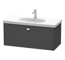Тумба графит матовый 102 см Duravit Brioso BR404701049