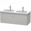 Тумба бетонно-серый матовый 117 см Duravit Brioso BR404801007