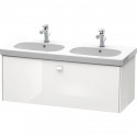 Тумба белый глянец 117 см Duravit Brioso BR404802222